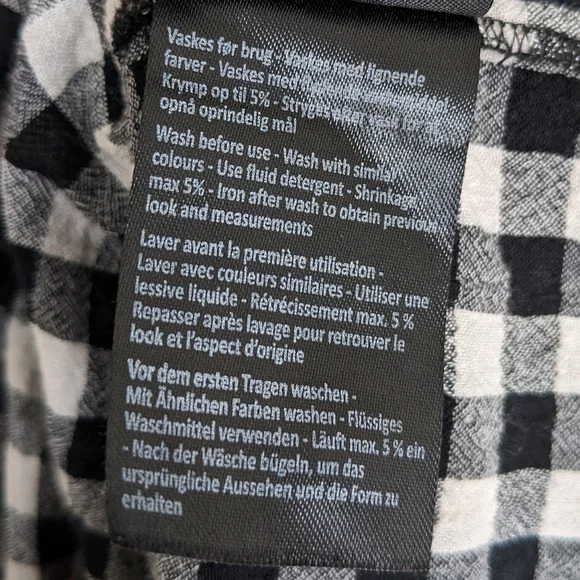 Black and White Gingham Midi Dress with Tassel Tie - Picture 5 of 12